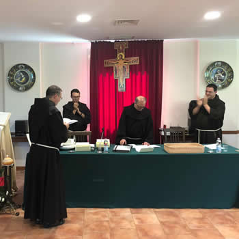 Nomina Ministro Provinciale fr Simone Giampieri